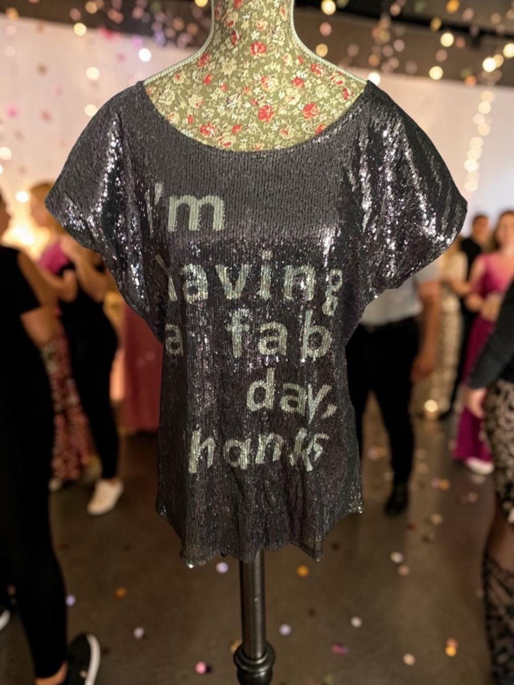 Adorable sequin shirt size small